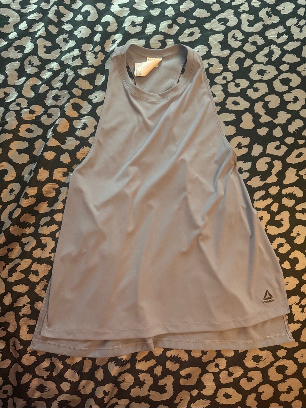 Reebok Pale Blue Performance Racerback Tank